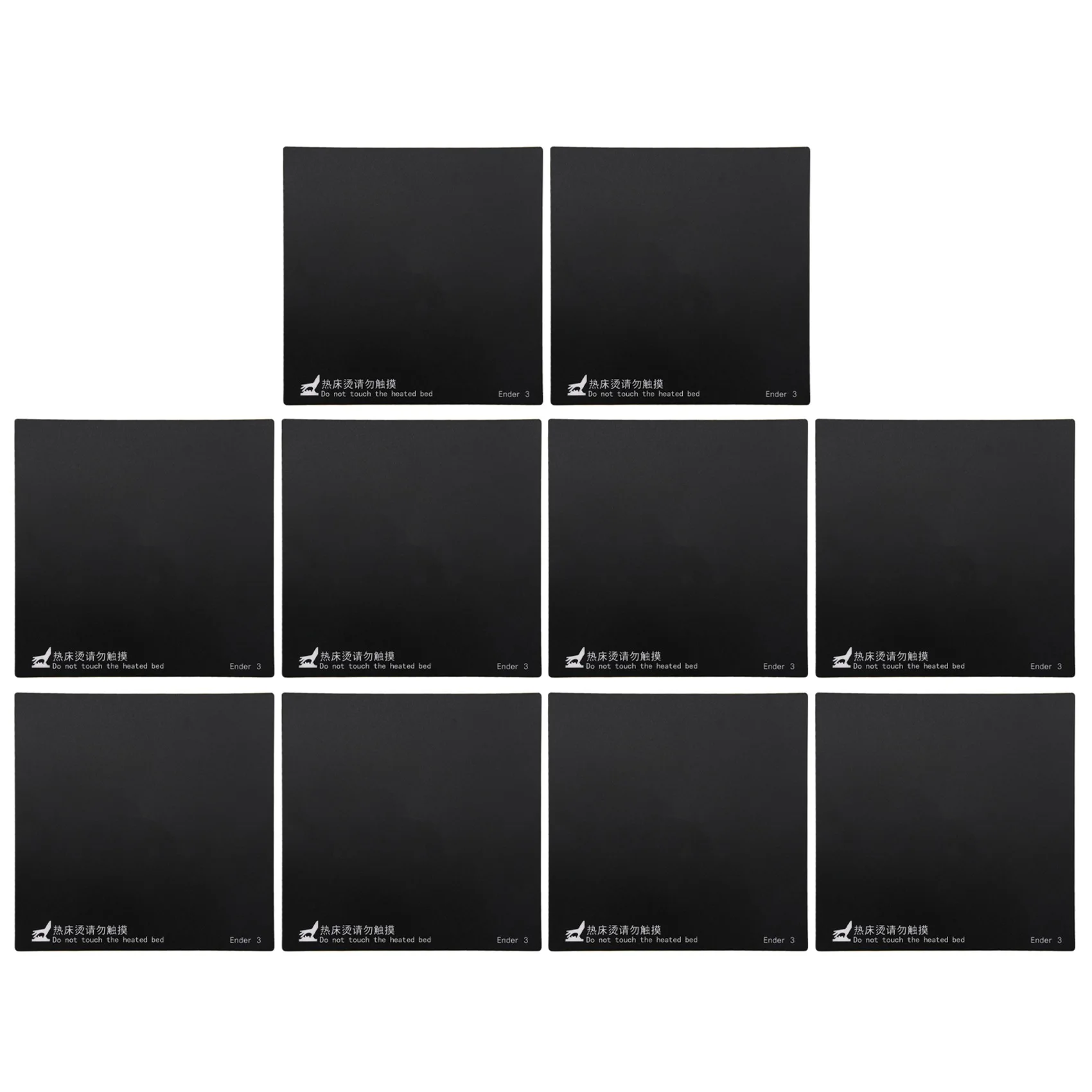 

20X аксессуары для 3D-принтеров 235X235 мм наклейка на платформу с горячей кроватью, адаптированная для Ender-2 Ender-3