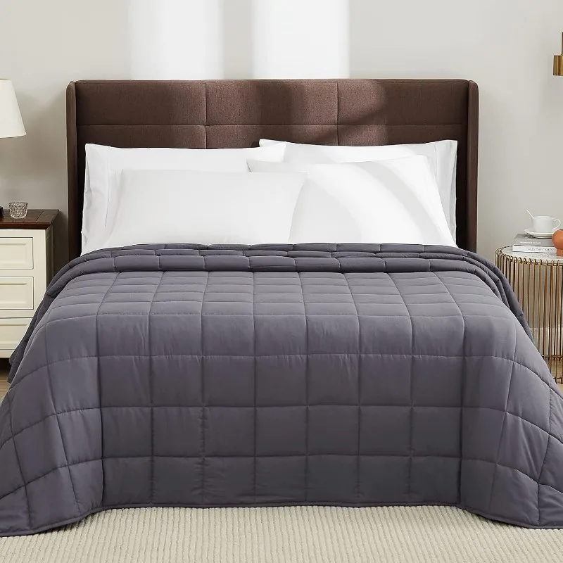 Weighted Blanket (20lbs 60"x80" Queen Size) Breathable Heavy Microfiber Material with Glass Beads Big Blanket，home. image 4
