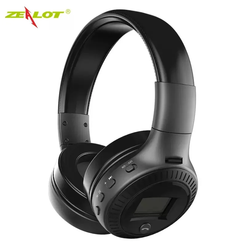 

Zealot B19 Headphone Over-Ear Noise Cancelling Wireless Portable Headband Headset Hifi Stereo Button Earphones Insert SD Card