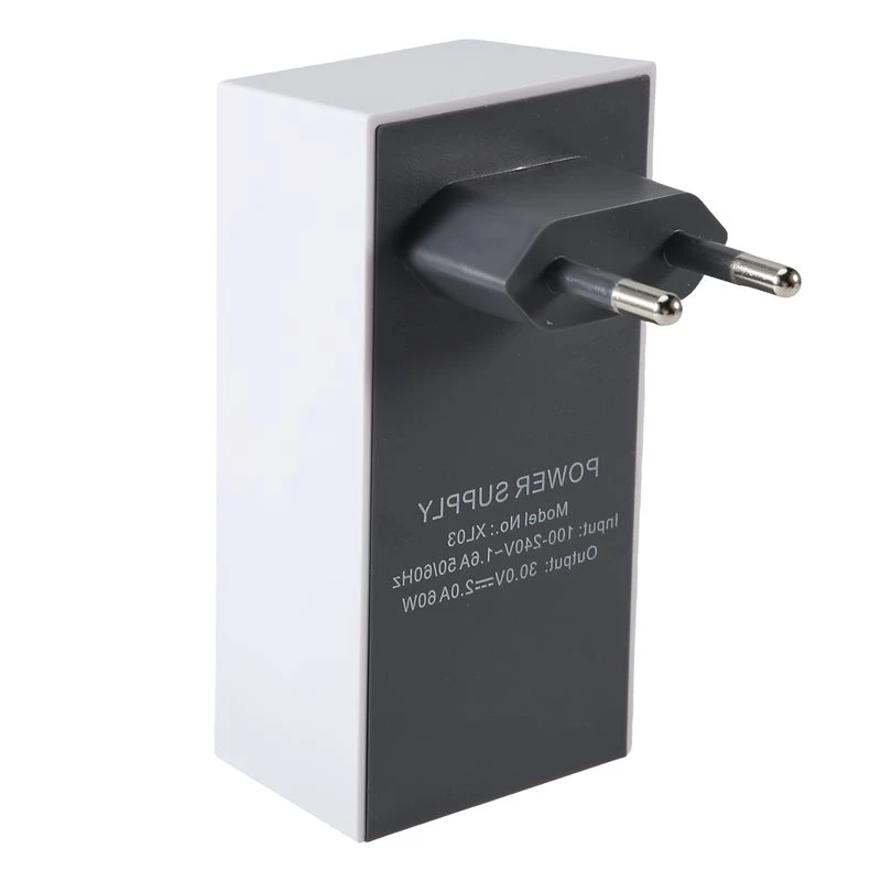 QWE-For Starlink Mini Dish 60W Replacement Wall Charger 30V 2A EU Plug