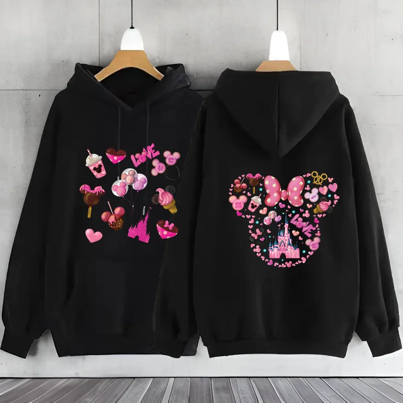 Womens Winter Coats Sale Free Shipping Y2K Clothes Disney Movie Mickey Mouse New Hoodie Jacket Y2k Warm Pullover Women Sweater