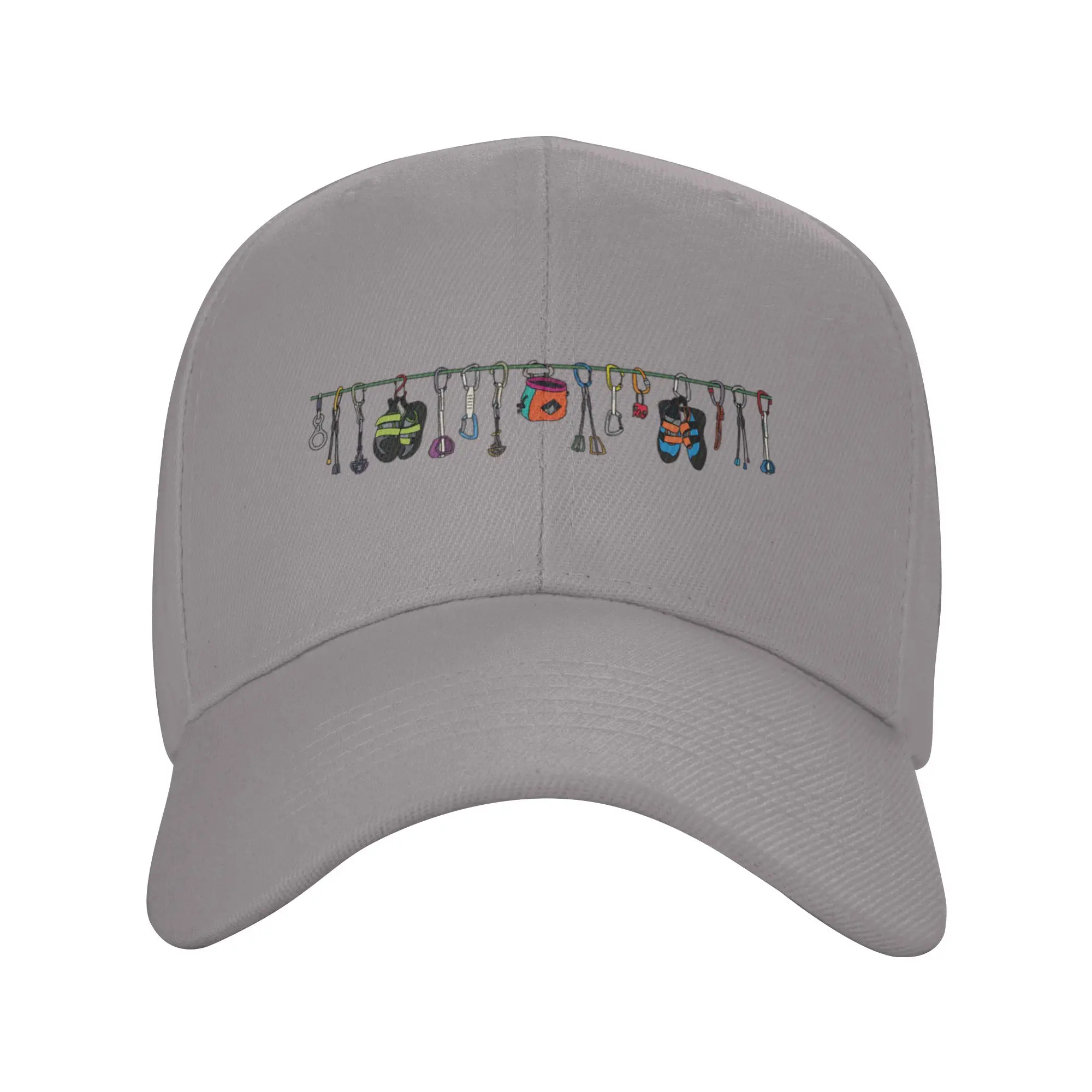 Climbing Gear On The Line Trendy Baseball Cap Souvenir Stylish Dad Hat