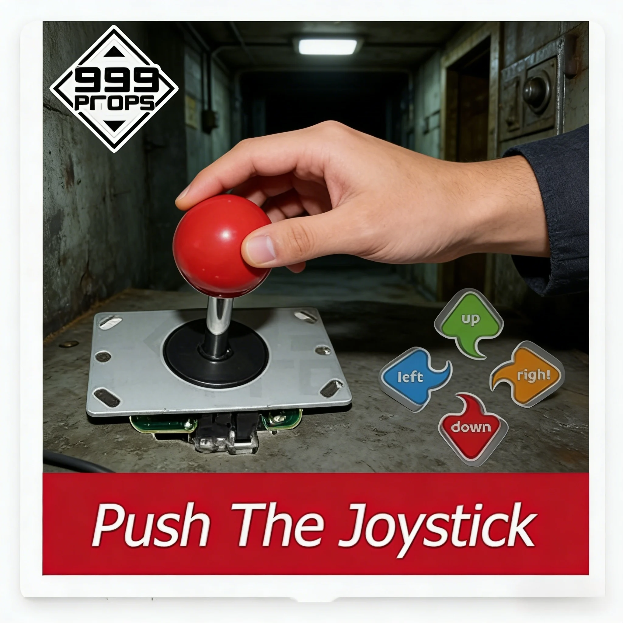 Push The Joystick to open door Escape Room Sensor Escape Game Puzzle Prop Push  joystick in a right sequence to open lock