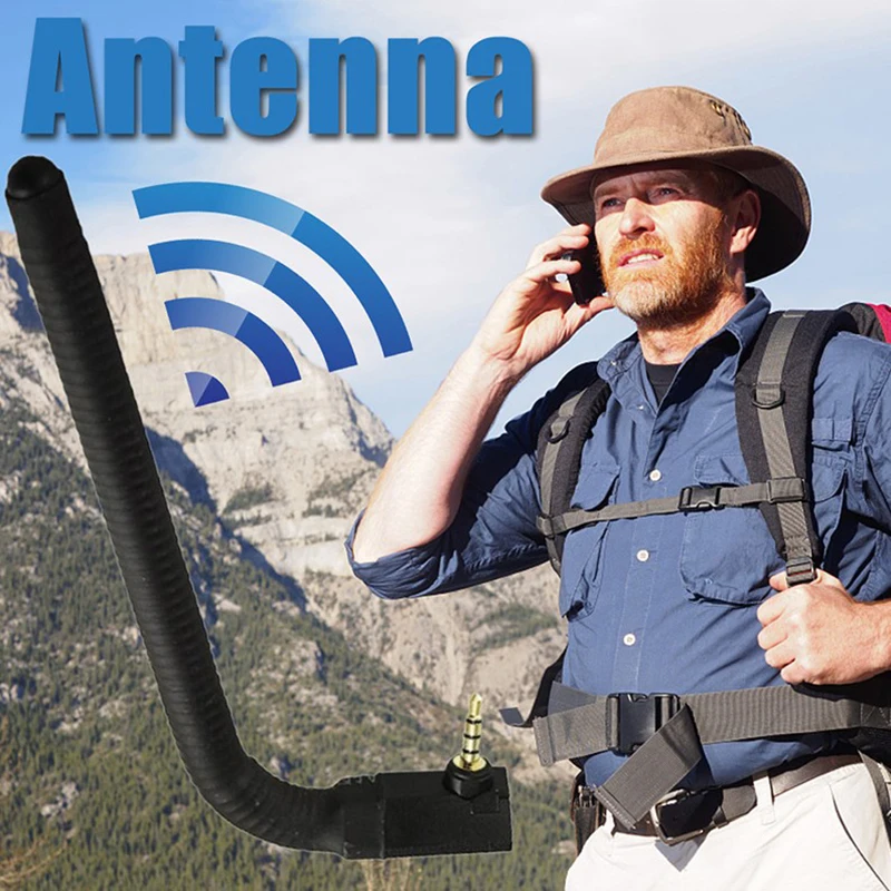 6dBi Cell Phone Signal Booster Antenna Portable Enhancement 3.5mm Jack Amplifier Tool