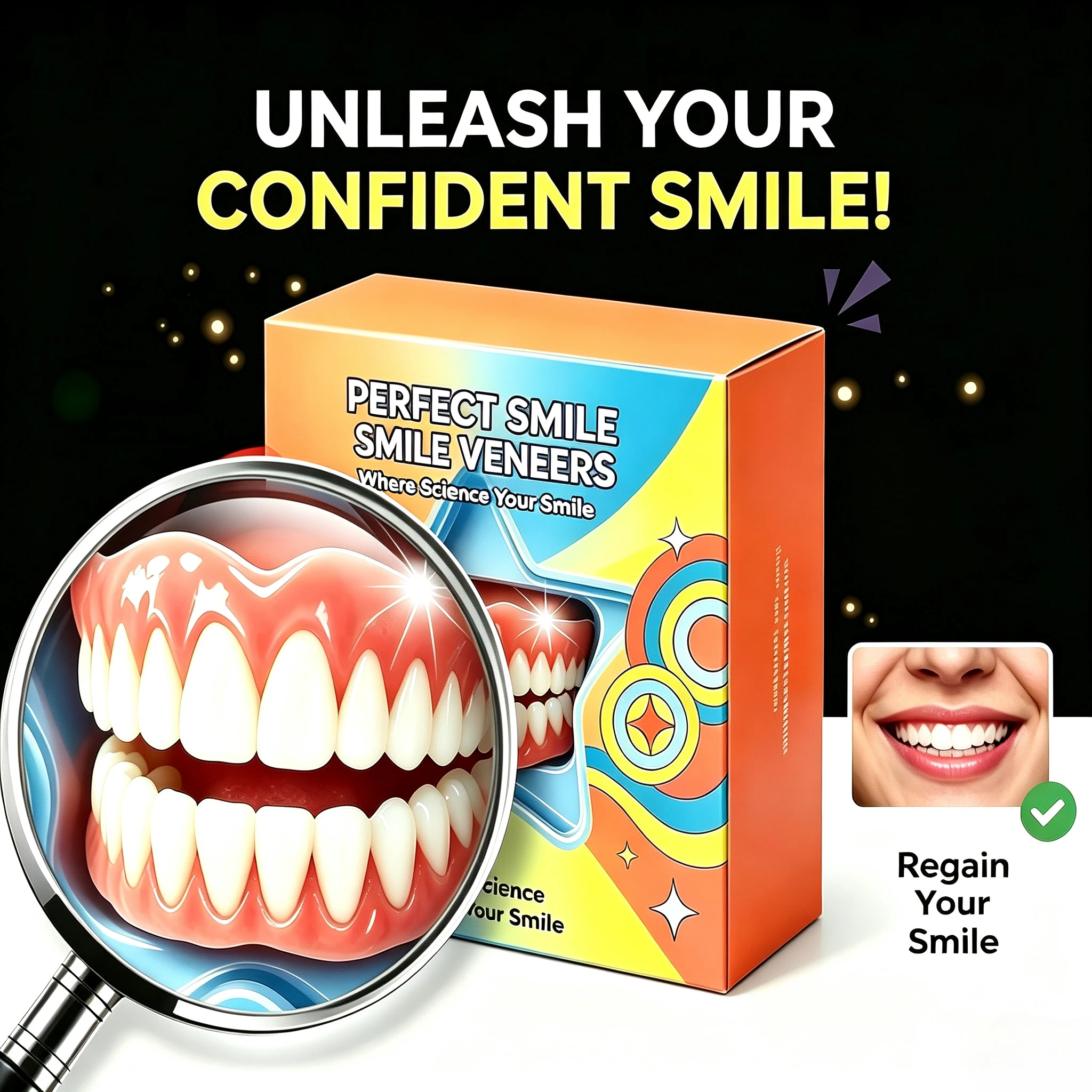 Your Ugly Teeth Are Gone FOREVER! Instant Perfect Smile Dentures
