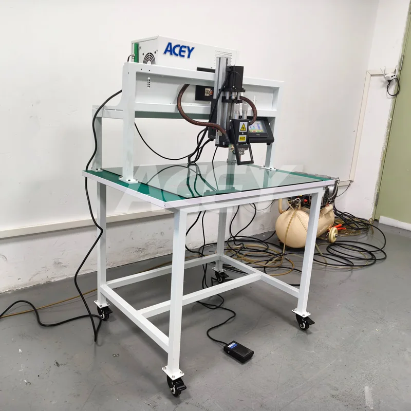 10000A Transistor Manual Gantry Spot Welding Machine Pedal Electric  Pack Spot Welder for Cylindrical  Pack