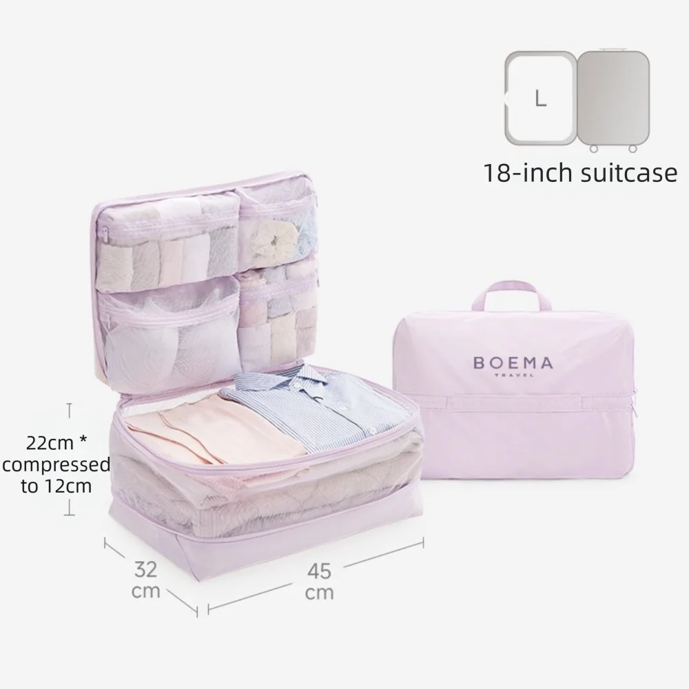 5 in 1 Compression Storage Bag Large Capacity Foldable Design Travel Storage Bag Durable Breathable Fabric