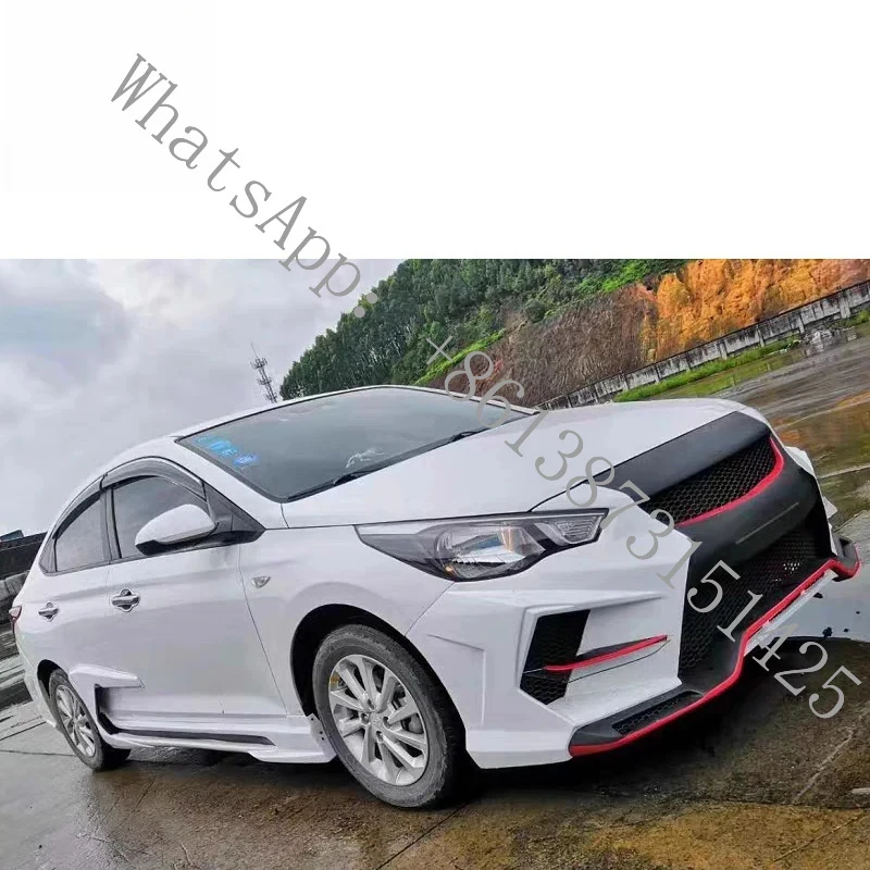 

Suitable Verna 2016-2018 Body Kits, Modified Ex-Type Front and Rear Bumpers, Hot Sale, Other Auto Parts, Two Styles
