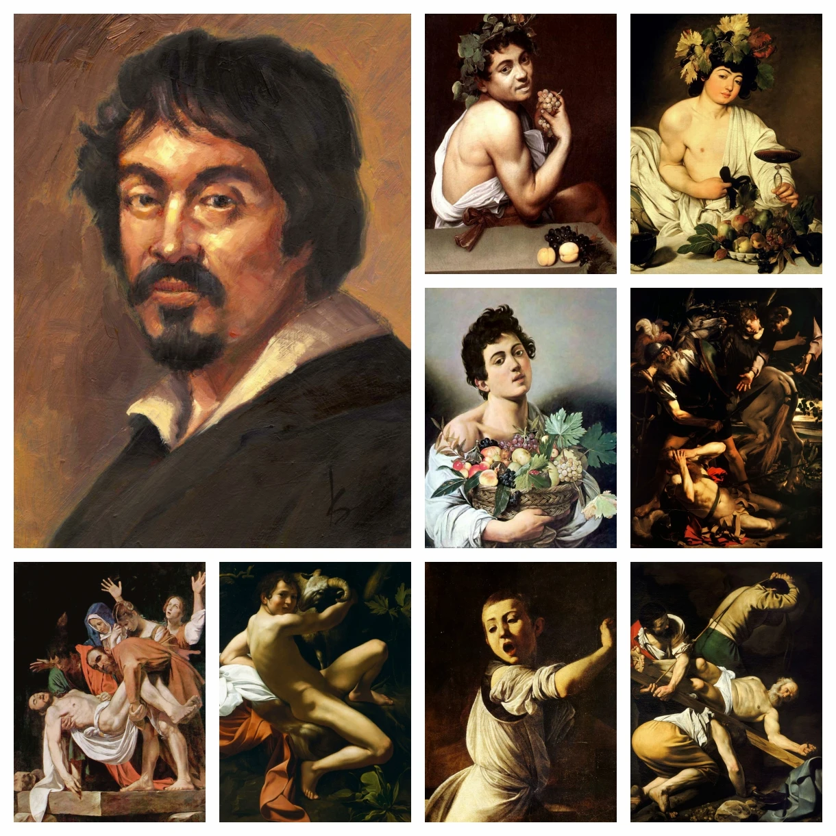 Michelangelo Merisi Da Caravaggio Artwork Diamond Painting Nordic Italian Art Cross Stitch Embroidery Picture Mosaic Home Decor