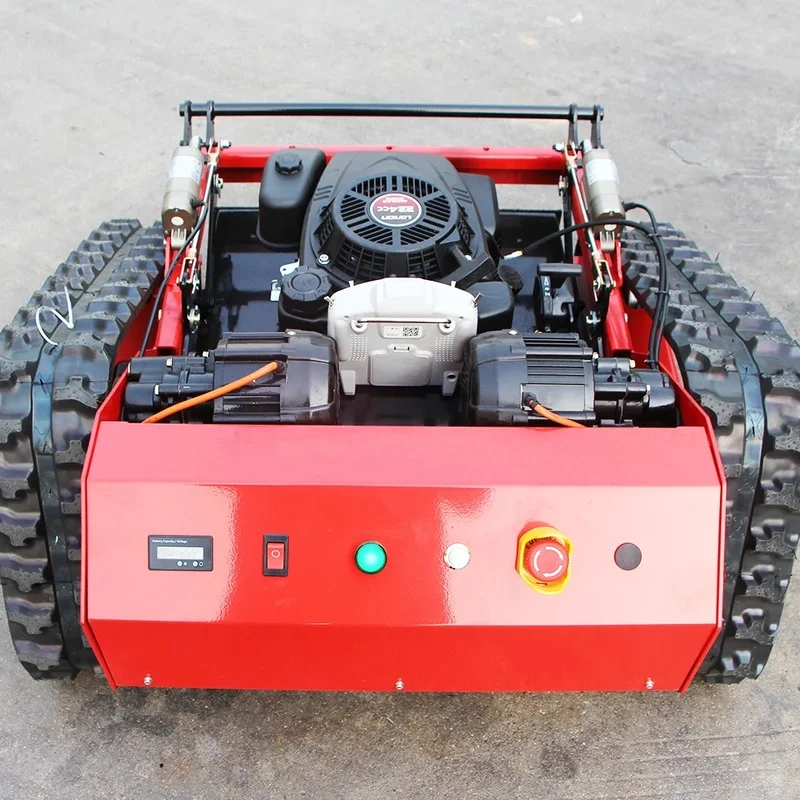 Easy Operation Garden Grass Cutter Riding Petrol Lawn Mower Remote Control Lawn Mower Sale