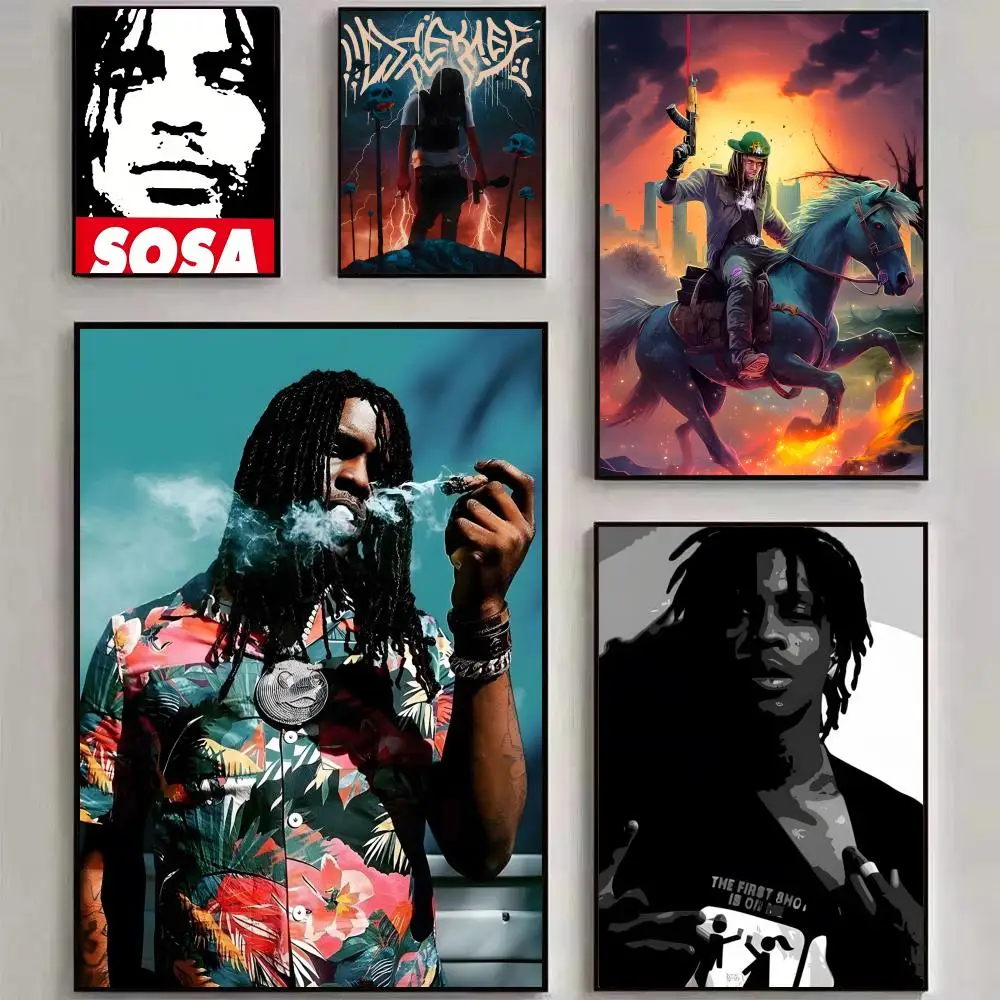 Rapper C-Chief KeefS Poster HD art sticky wall waterproof home living room bedroom bar aesthetic decoration