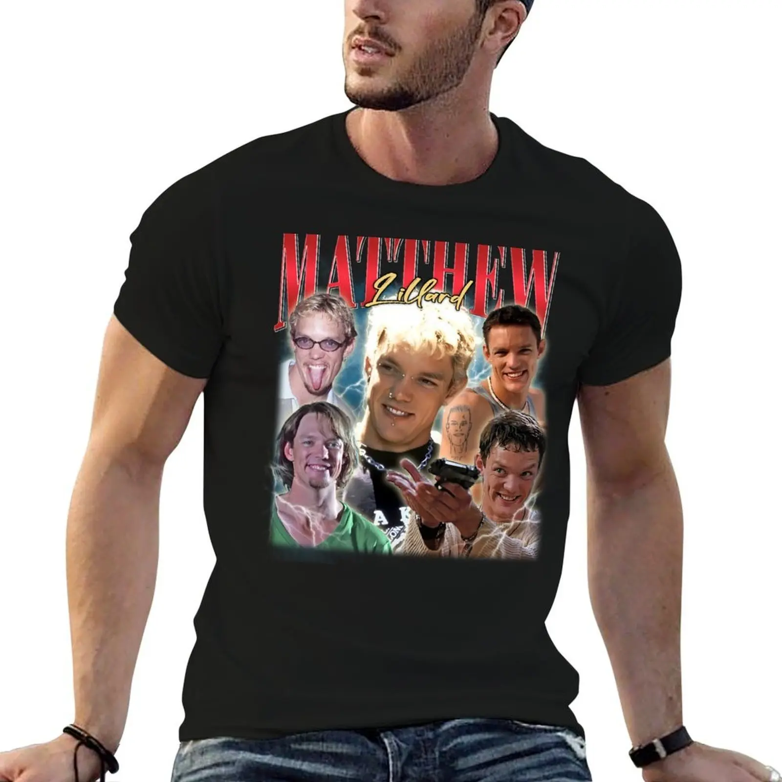 

Matthew Lillard Retro Movie Tee - Perfect for Fans T-Shirt t shirt man cotton cotton t shirt pack t shirt man plain T-shirt