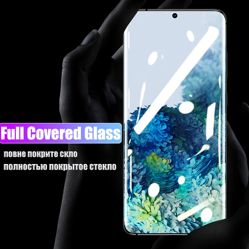 UV liquid Glue Tempered Glass For Oneplus 11 7 7T 10 8 9 Pro Screen Protector One Plus 11R Nord N100 N10 Phone Protective Film