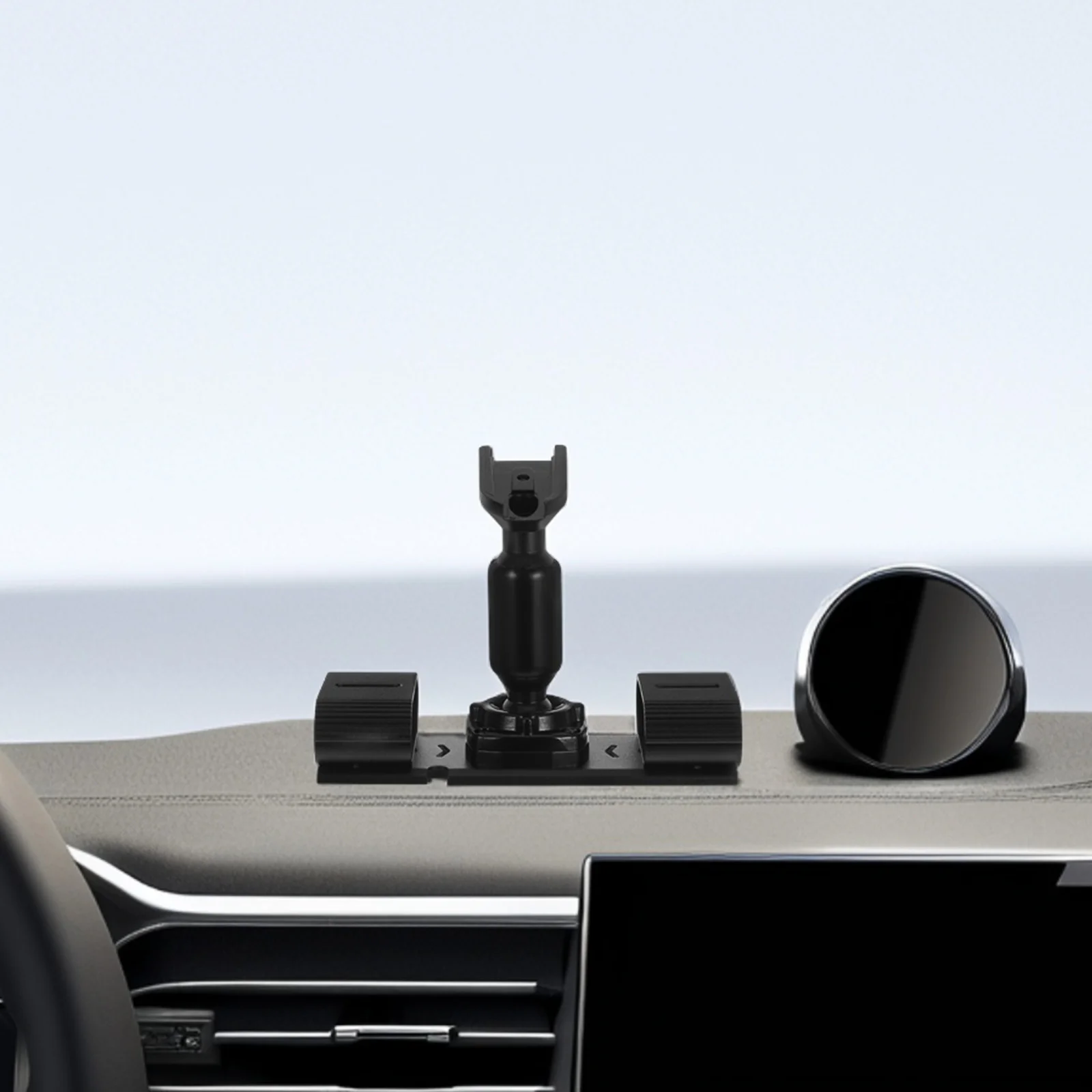 

1Set Car Rear View Mirror Dash Cam Bracket Universal Metal Mount Stable Holder for Vehicle Interior Backup Camera