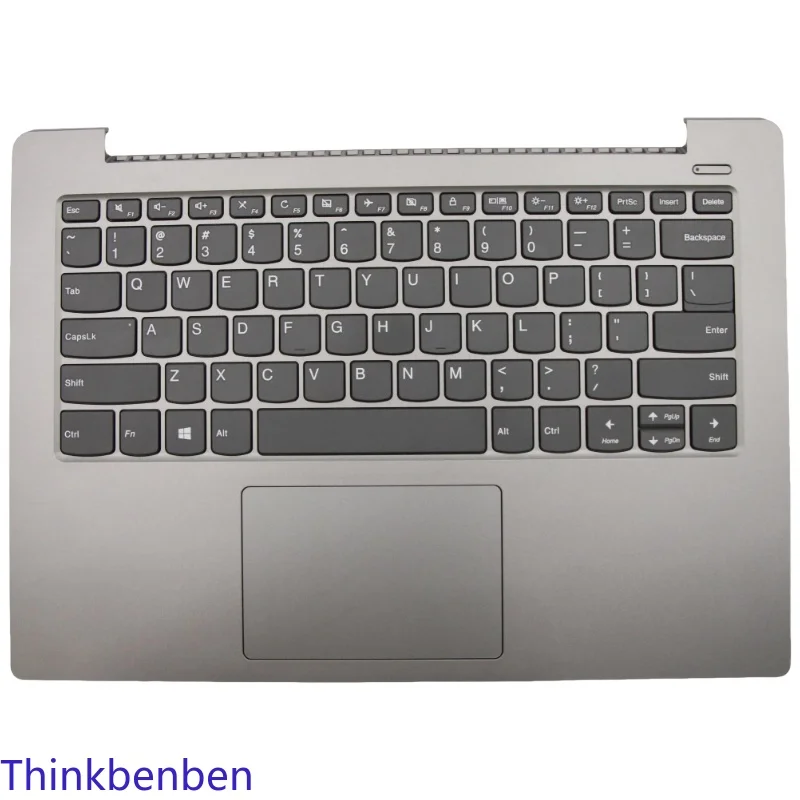 

US English Mineral Gray Keyboard Upper Case Palmrest Shell Cover For Lenovo Ideapad 330S 14 14IKB 14AST 5CB0R57292