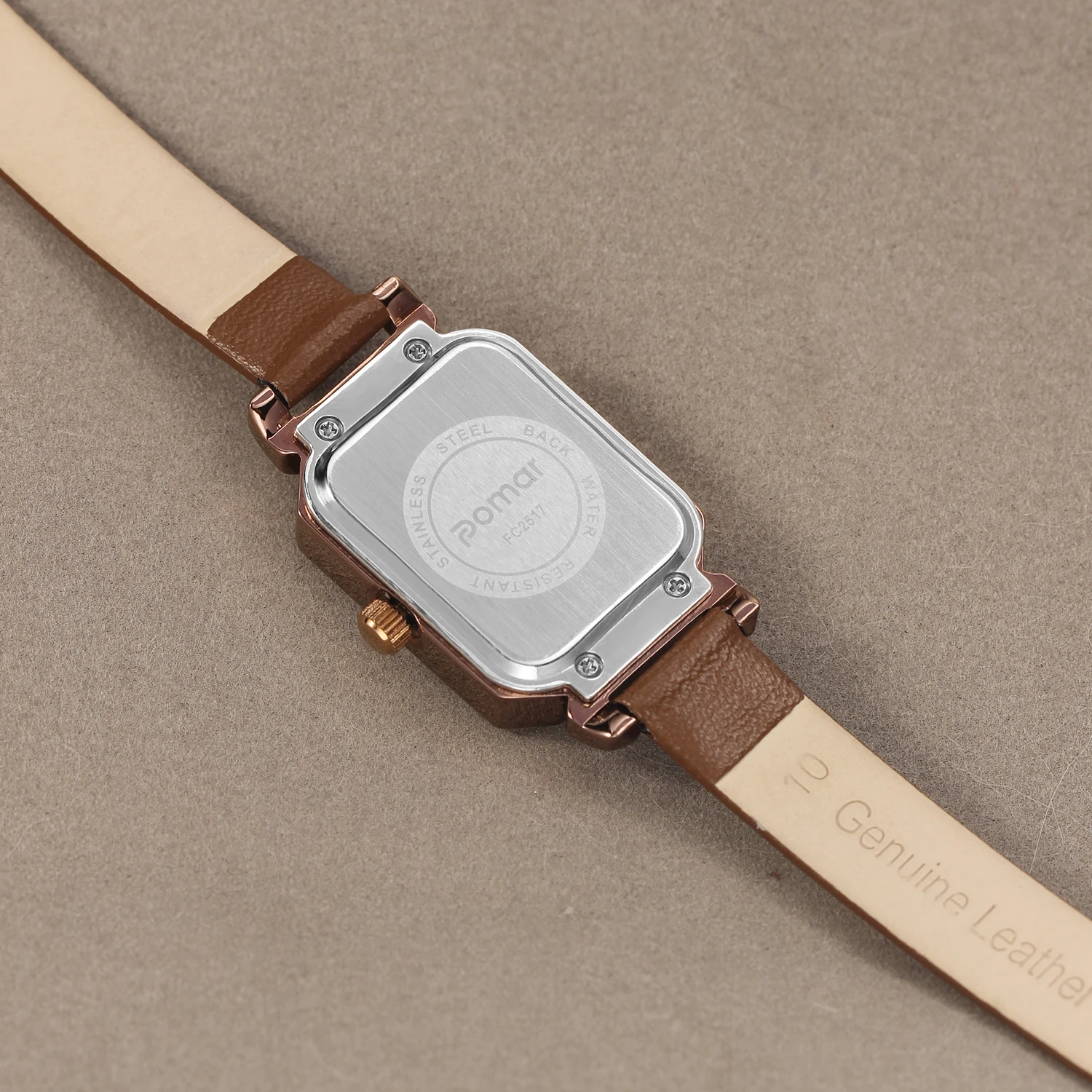 2025 مجموعة الماس النسائية الجديدة ساعة كوارتز جلدية أصلية ريترو مقاوم للماء ضوء الأعمال الفاخرة ساعة نسائية ، هدية عيد ميلاد