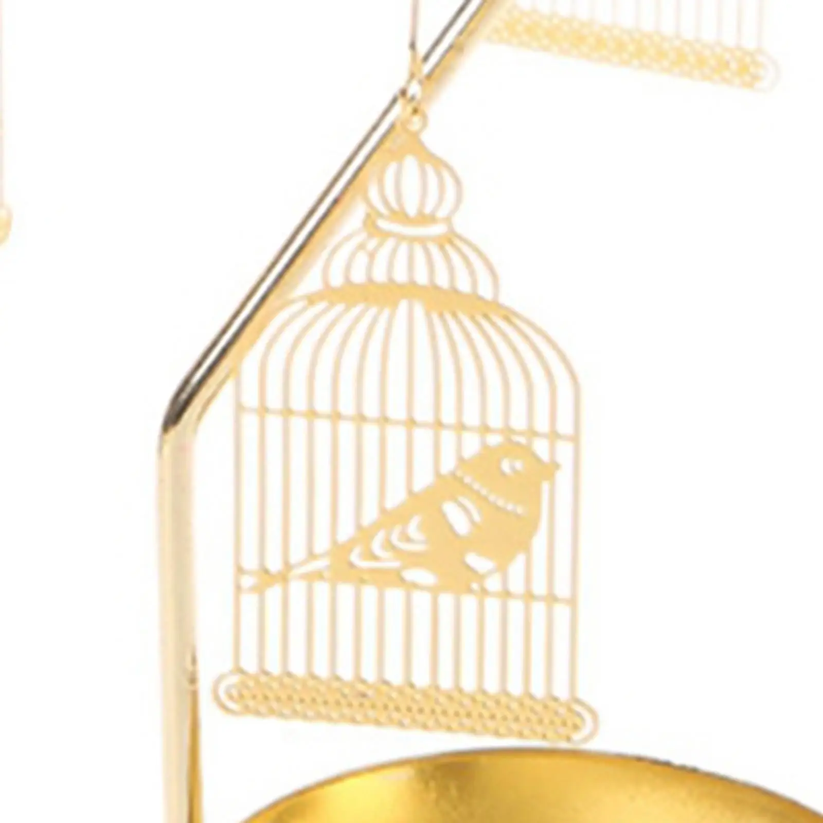 6xSpinning Candle Holder Holder Tea Lights Party Home Table Living Room Decor Caged Bird