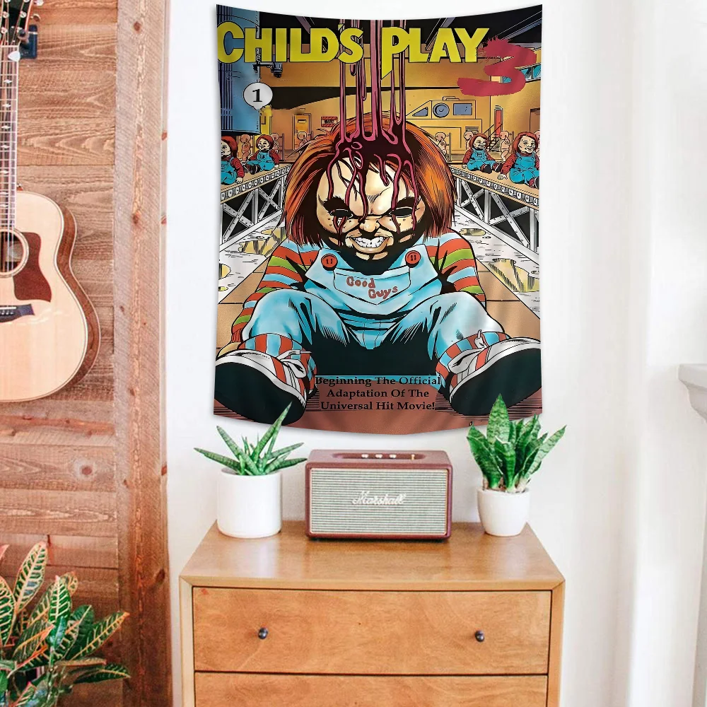 Classic Horror Movie Chucky Hanging Bohemian Tapestry Bohemian Wall Tapestries Mandala Cheap Hippie Wall Hanging