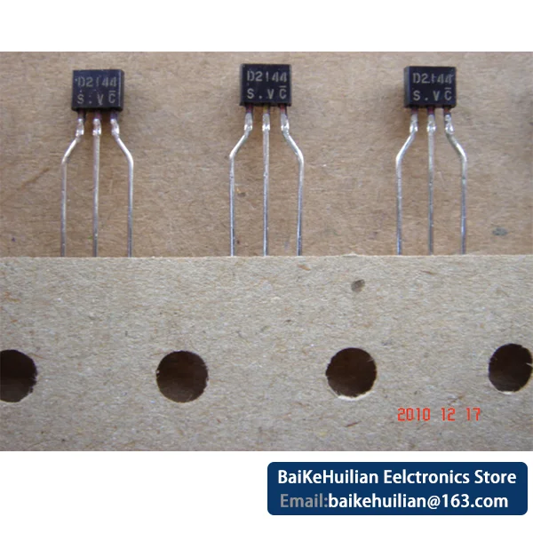 (10pcs/lot)2SD2144-S D2144 inline TO-92S 0.5A/20V power amplifier transistor brand new and original