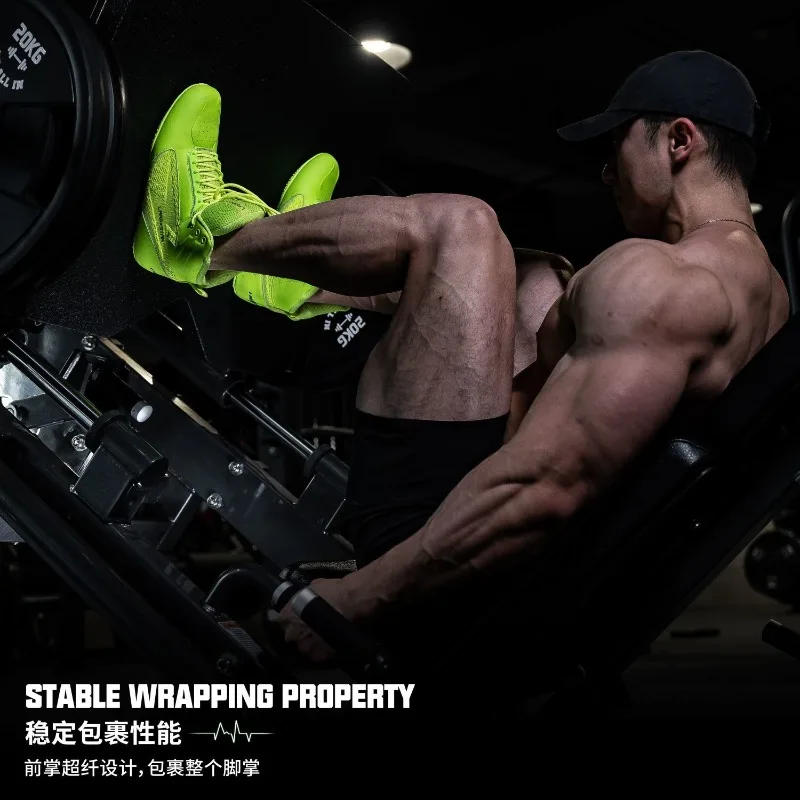 

Professional Weight Lifting Shoes for Men Breathable Squat Hard Pull Shoes Man Anti-Slip Gym Training Shoe Wearable Sports Shoe