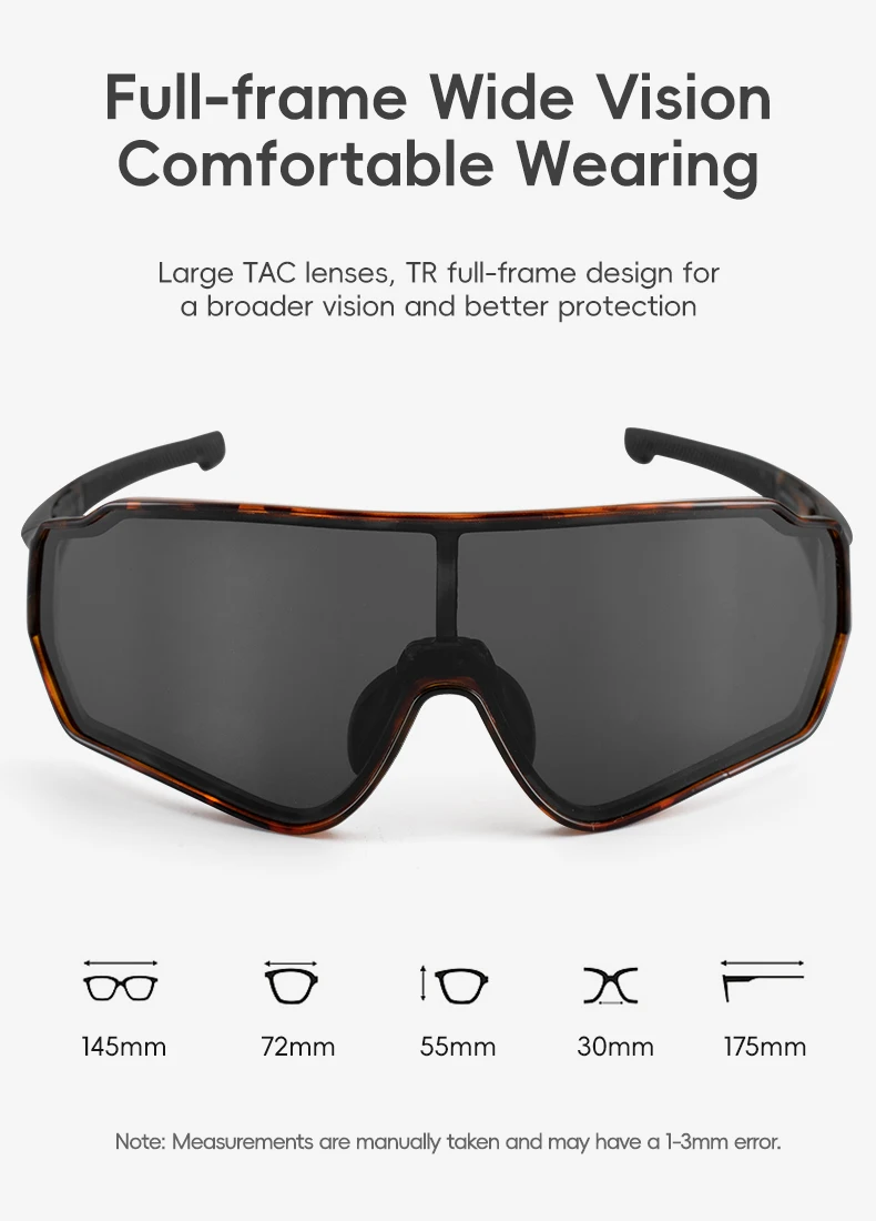 ROCKBROS Radfahren Gläser Männer Frauen MTB Straße Outdoor Sport Wandern Brillen Polarisierte Fahrrad Sonnenbrille Myopie Rahmen Fahrrad Brille – Detail 3