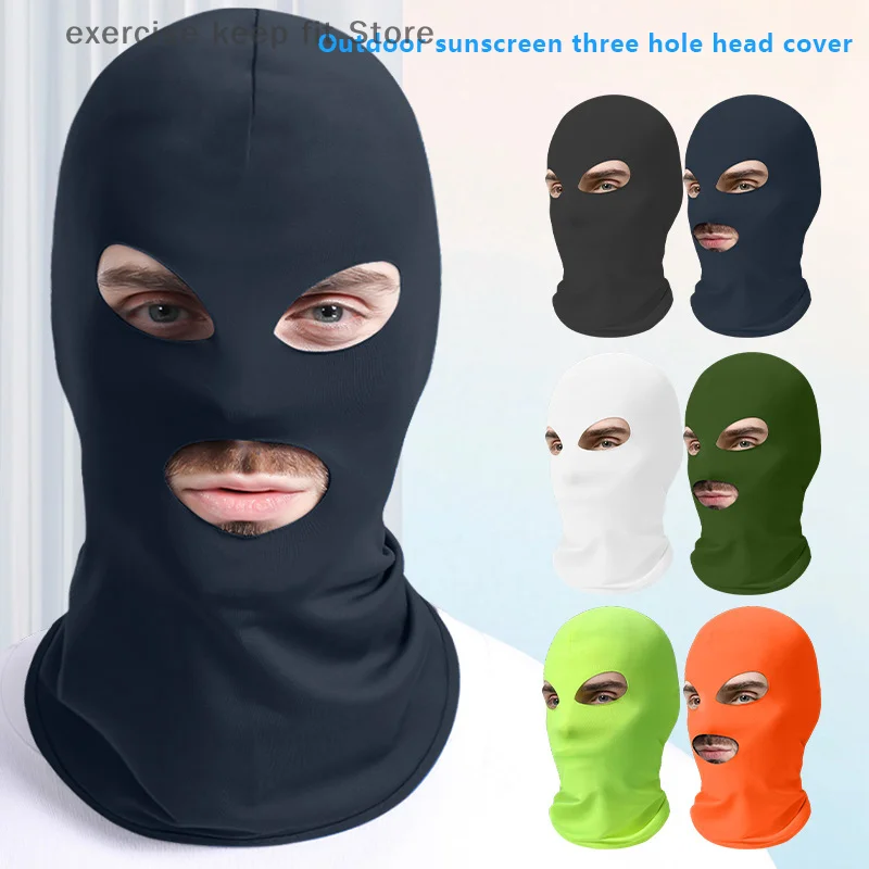 Máscaras faciales integrales transpirables para motocicleta, gorra, casco de motocicleta para Motocross, casco para Moto, capucha para cuello, máscara para Moto
