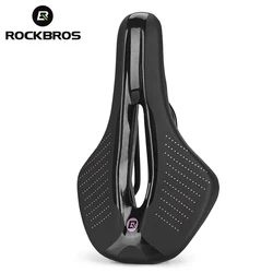 ROCKBROS Bike Saddle MTB Road Bicycle Seat Saddle Ultralight Breathable Comfortable Cushion Racing Soft Cycling Saddle