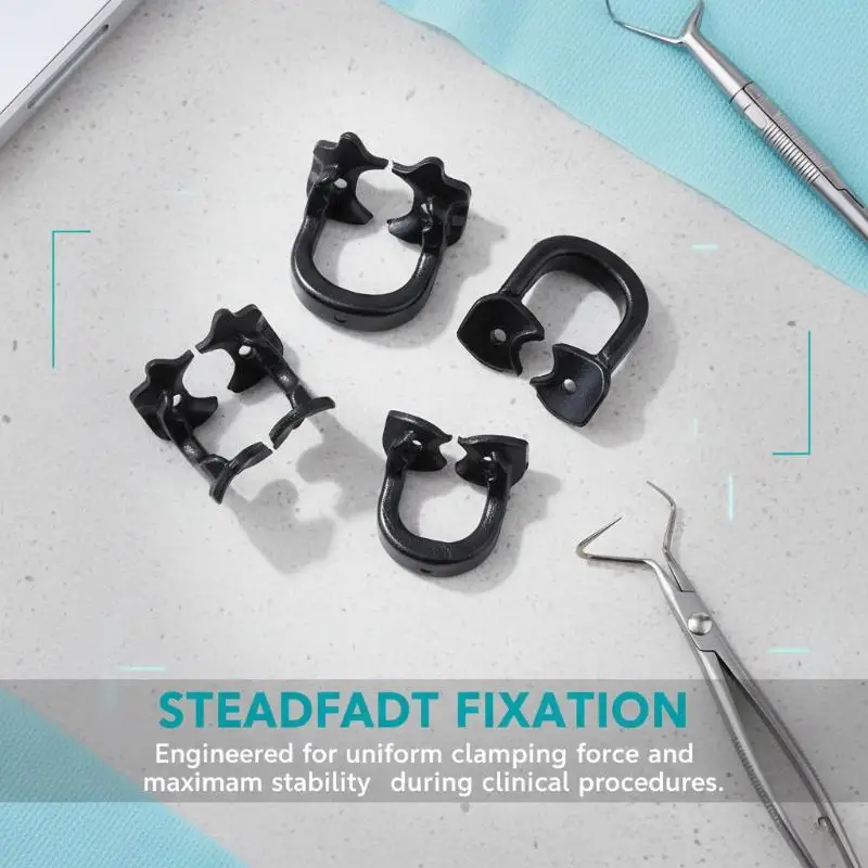 

Зажимы для резиновых даммарок, 4 шт., из мягкой смолы, универсальные клипсы, профессиональные барьерные кольца для офисной изоляции