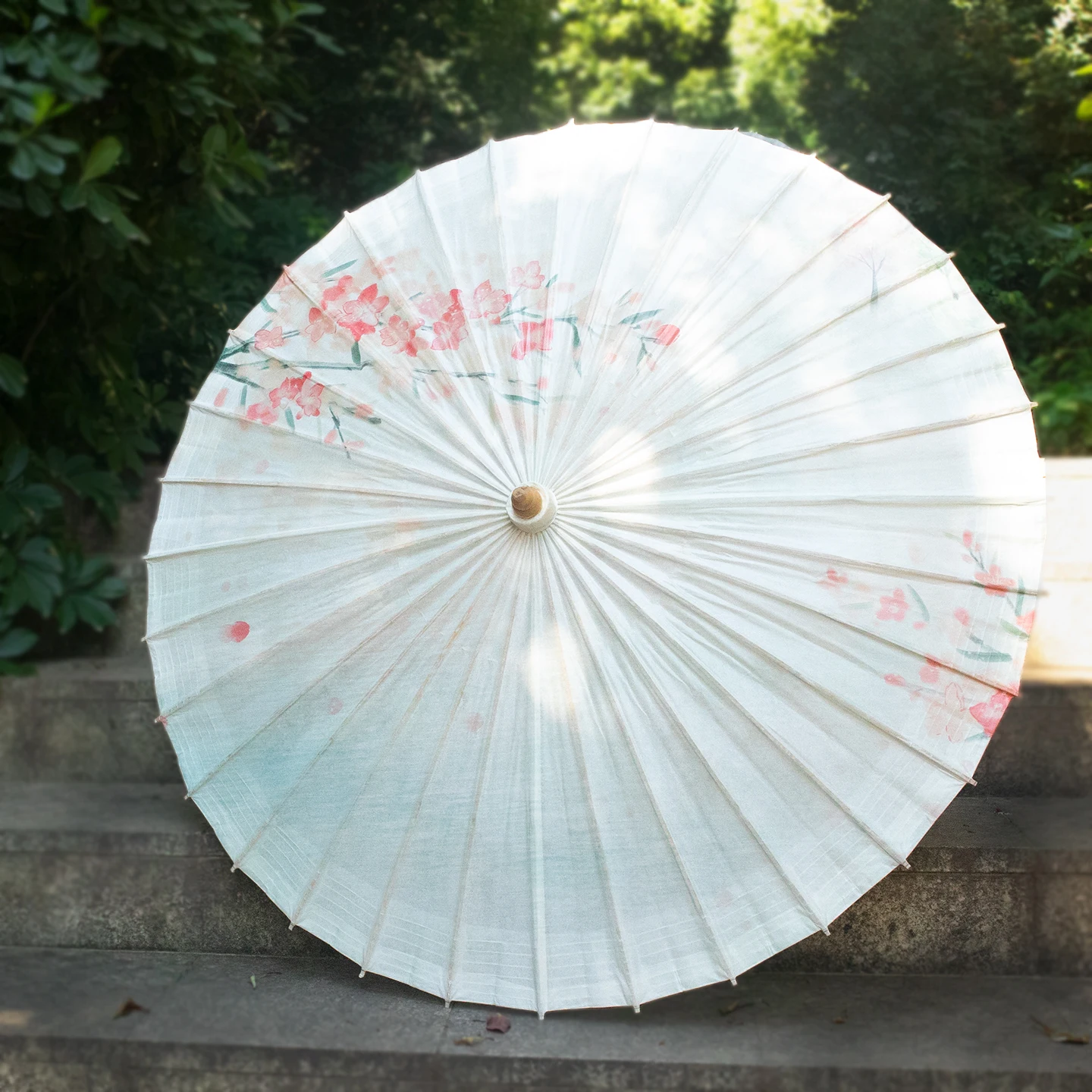 

Зонт ручной работы Luzhou из масляной бумаги от Zhongdian с цветочным принтом, водонепроницаемый зонт от солнца для ежедневного использования и подарка