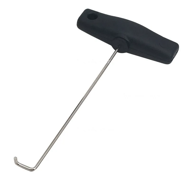 2T-Handle Tool Pull-Out Hook A/C Port Cleaning Tool Air Outlet Pull-Out Hook Dashboard Trim Removal Tool for Porsche
