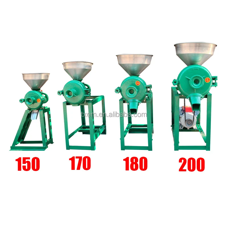 Small Home Use Agricultural Equipment Home Rice Wheat Beans Spices Flour Powder Maker Maize Corn Milling Mill Machine
