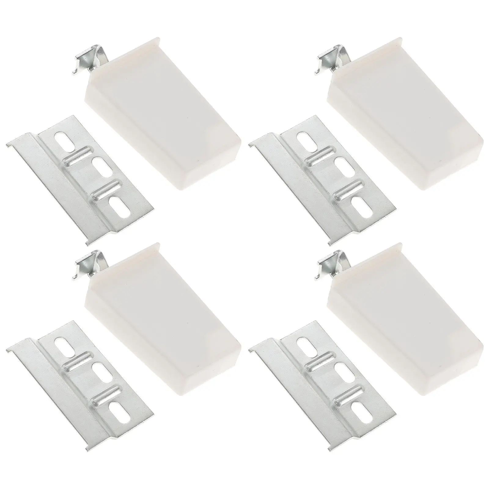 

4Sets Cabinet Hanger Thickened Metal Suspension Fitting Stable Silent Corner Brace Easy Install Kitchen Cabinet Hardware Hinge