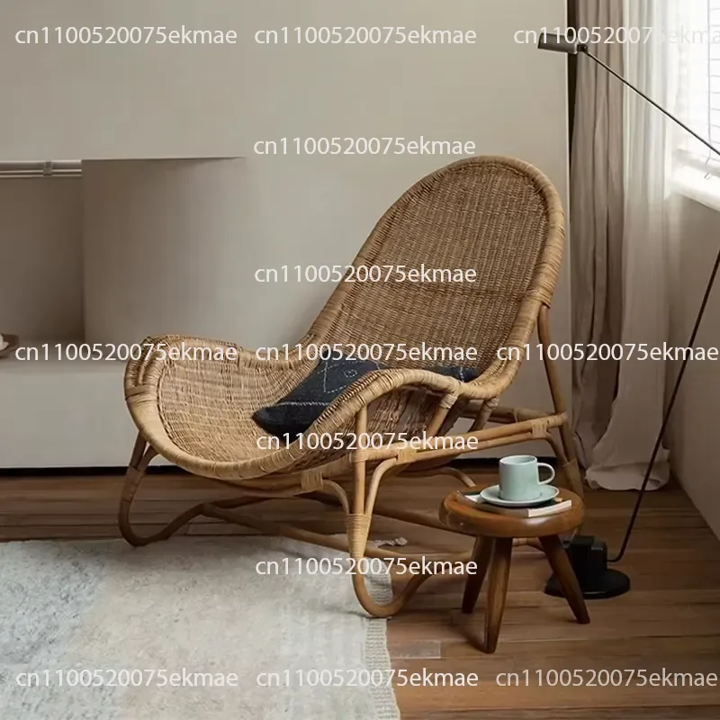 Newly Designed Luxury Indoor Rattan Chair Courtyard Leisure Rattan Chair