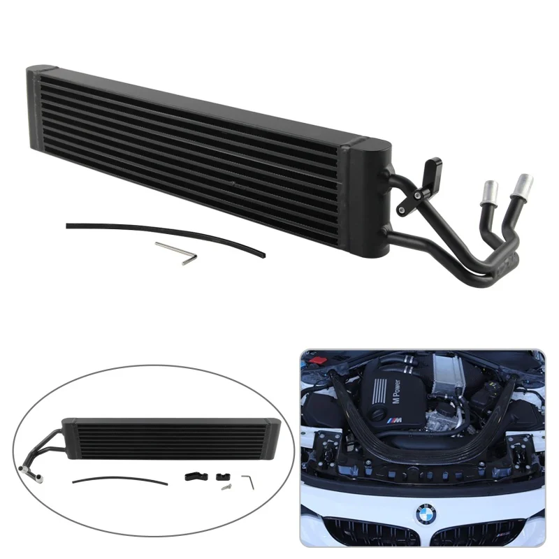 Fits BMW F8X S55 Engine Aluminum DCT Transmission Cooler  2015-2020;M3 Sedan 15-18;M4 GTS Coupe 2016;M2 Competition 19-20