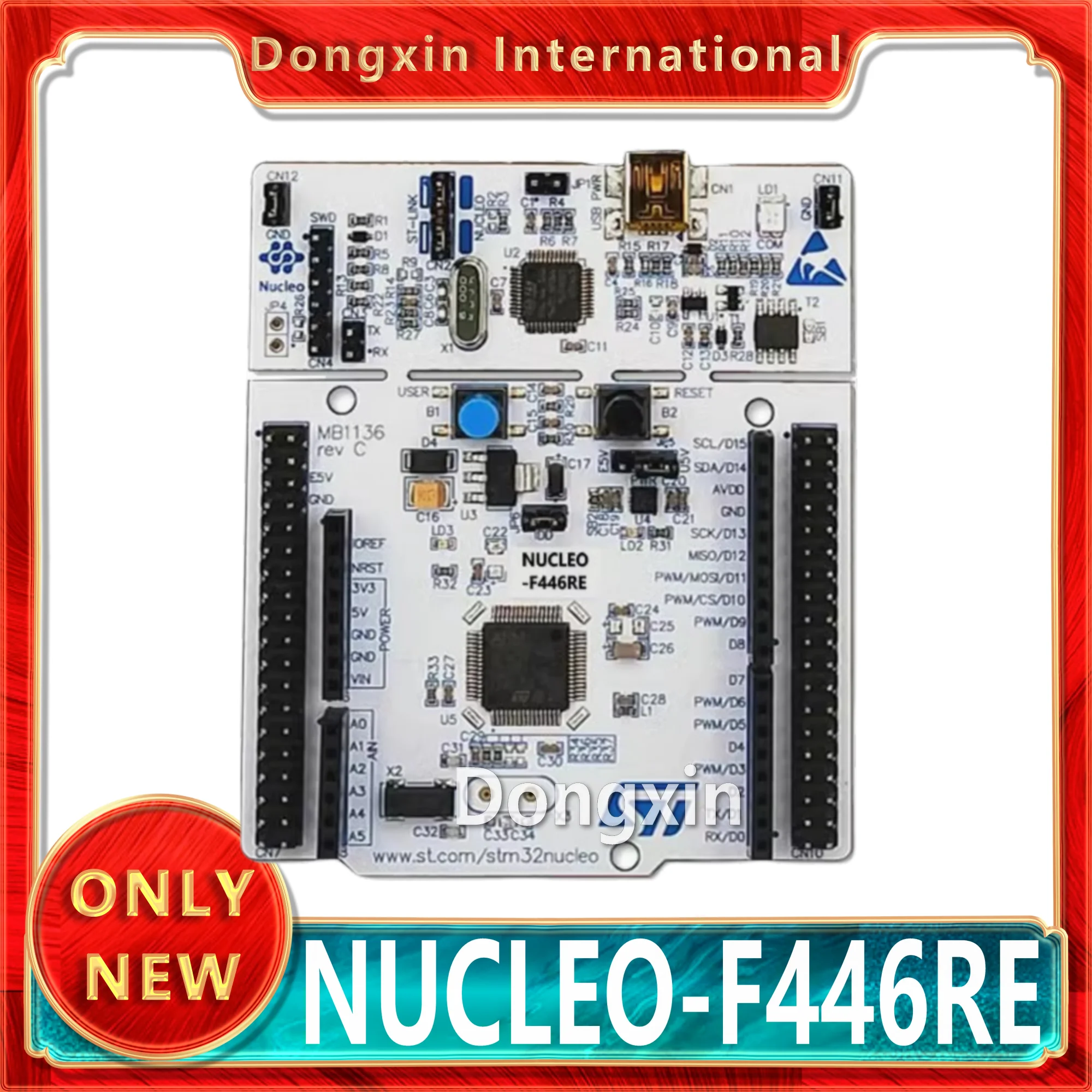 

Оригинальная макетная плата NUCLEO-F446RE Nucleo-64 STM32F446RET6