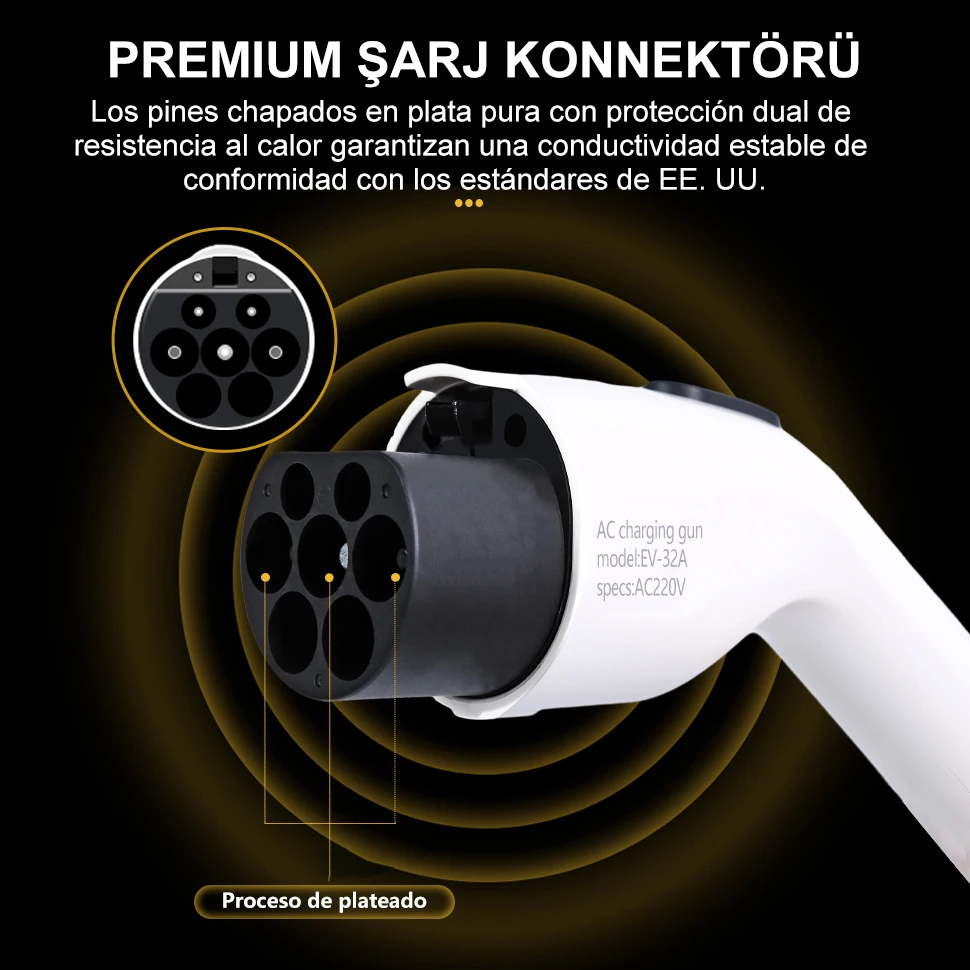 TAYSLA GBT شاحن 3.5KW الولايات المتحدة التوصيل نيما 5-15 120 فولت سيارة كهربائية كابل شحن المحمولة شاحن سيارات كهربائية ل BYD