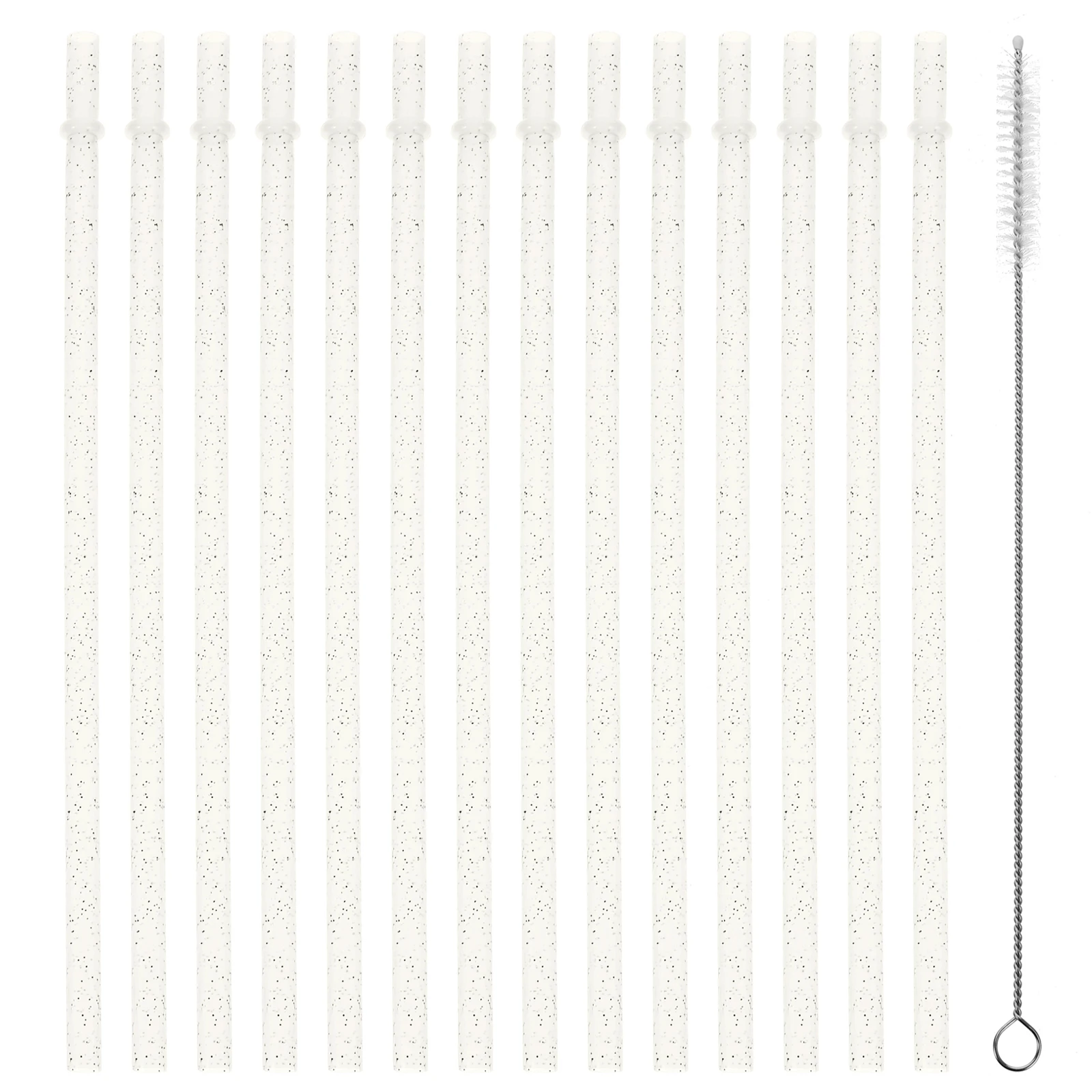 

25pcs Colored Thickened Long Drinking for Party Juice Straws Reusable Drinking Straws For Party Beverage Set with Brush