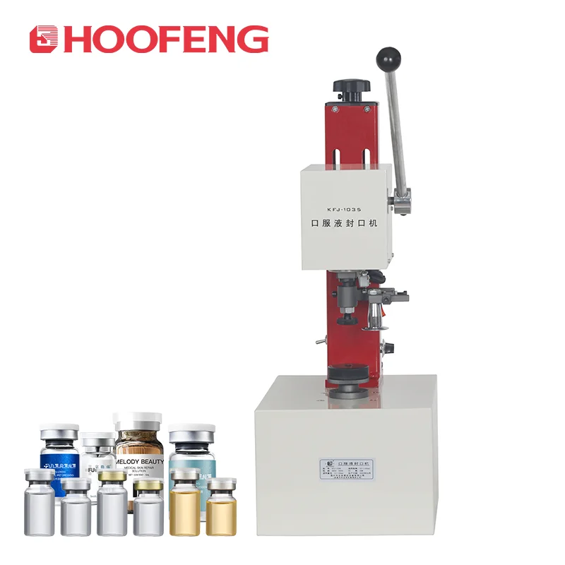 Oral Liquid Sealing Machine Glass Bottle Aluminum Cap Automatic Capping Machine