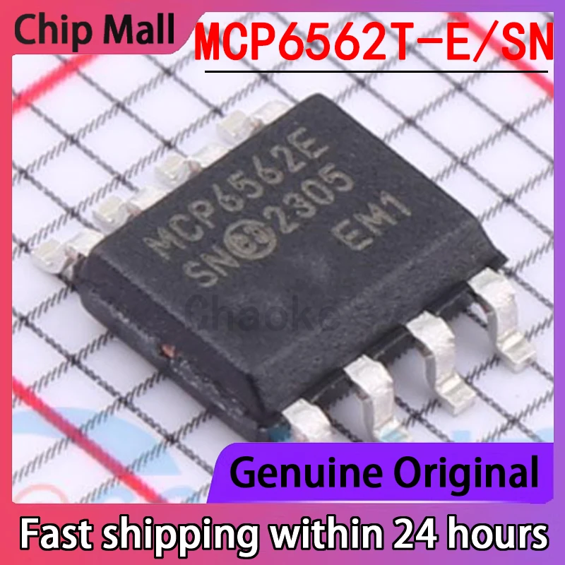 2PCS New Original MCP6562T-E/SN MCP6562E Packaged SOP8 Comparator 1.8V~5.5V