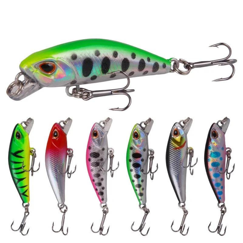 1 Pcs Mini 4.5cm 3.5g Fishing Lures 2023 Sinking Wobblers Hard Bait Minnow Swim Bait Crank Bait Bass Sea Fishing Tackle