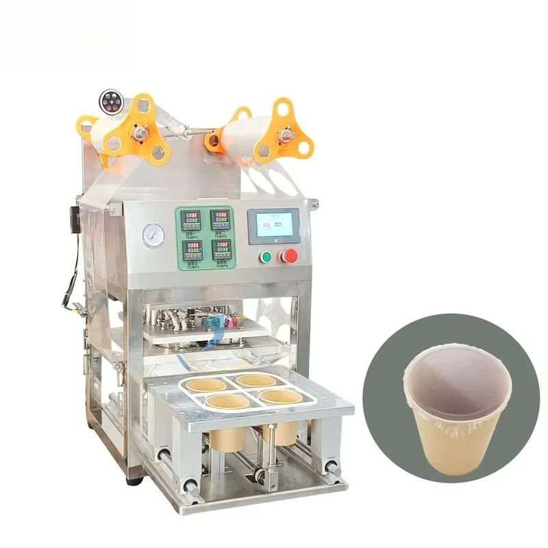 Plastic Bowl Sealing Machine Disposable Paper Bowl Sealer Cup and Box Sealing Machine