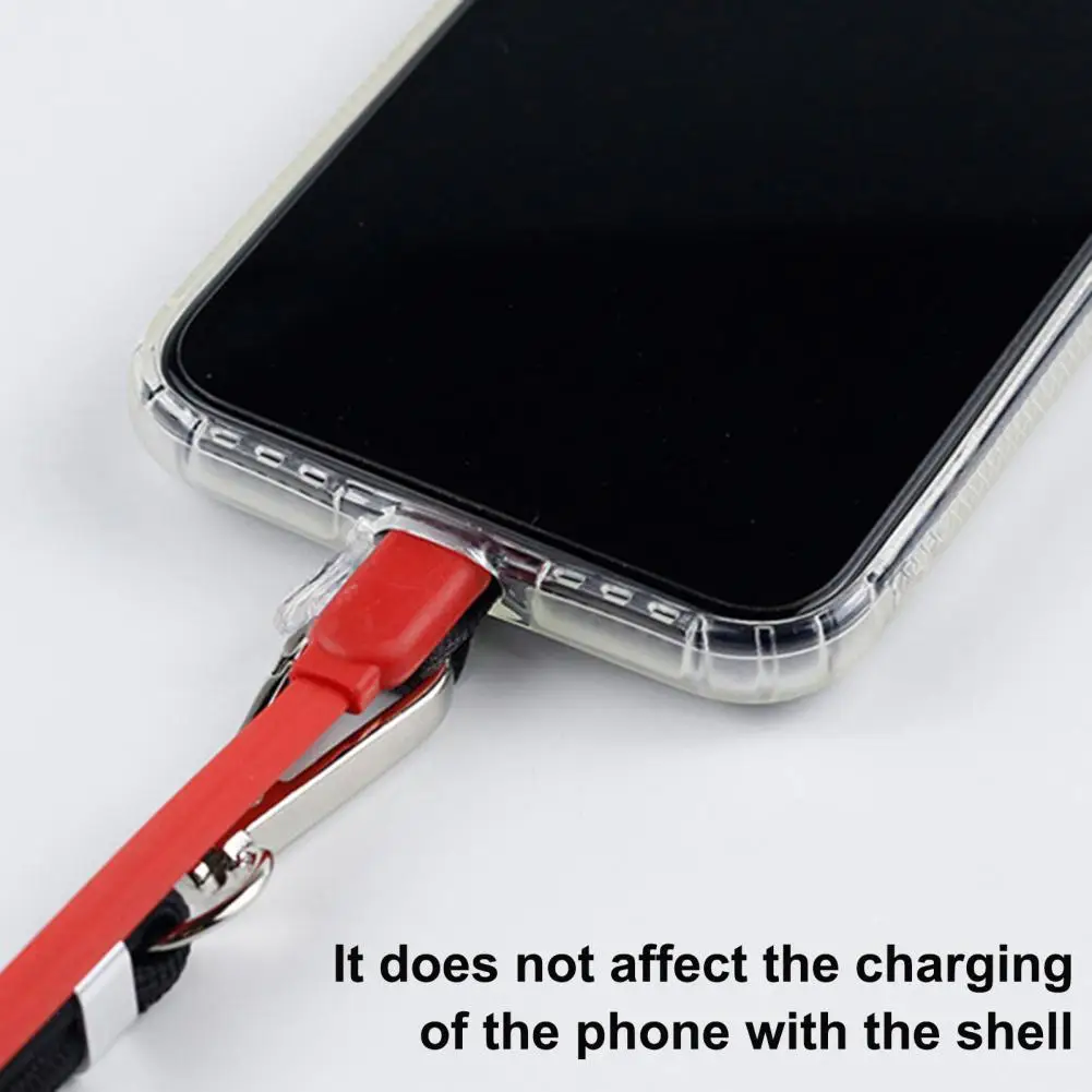 Phone Tether Tab Ultra-thin Wear Resistant Universal Fit Smart Phone Lanyard Replacement Patch for Outdoor