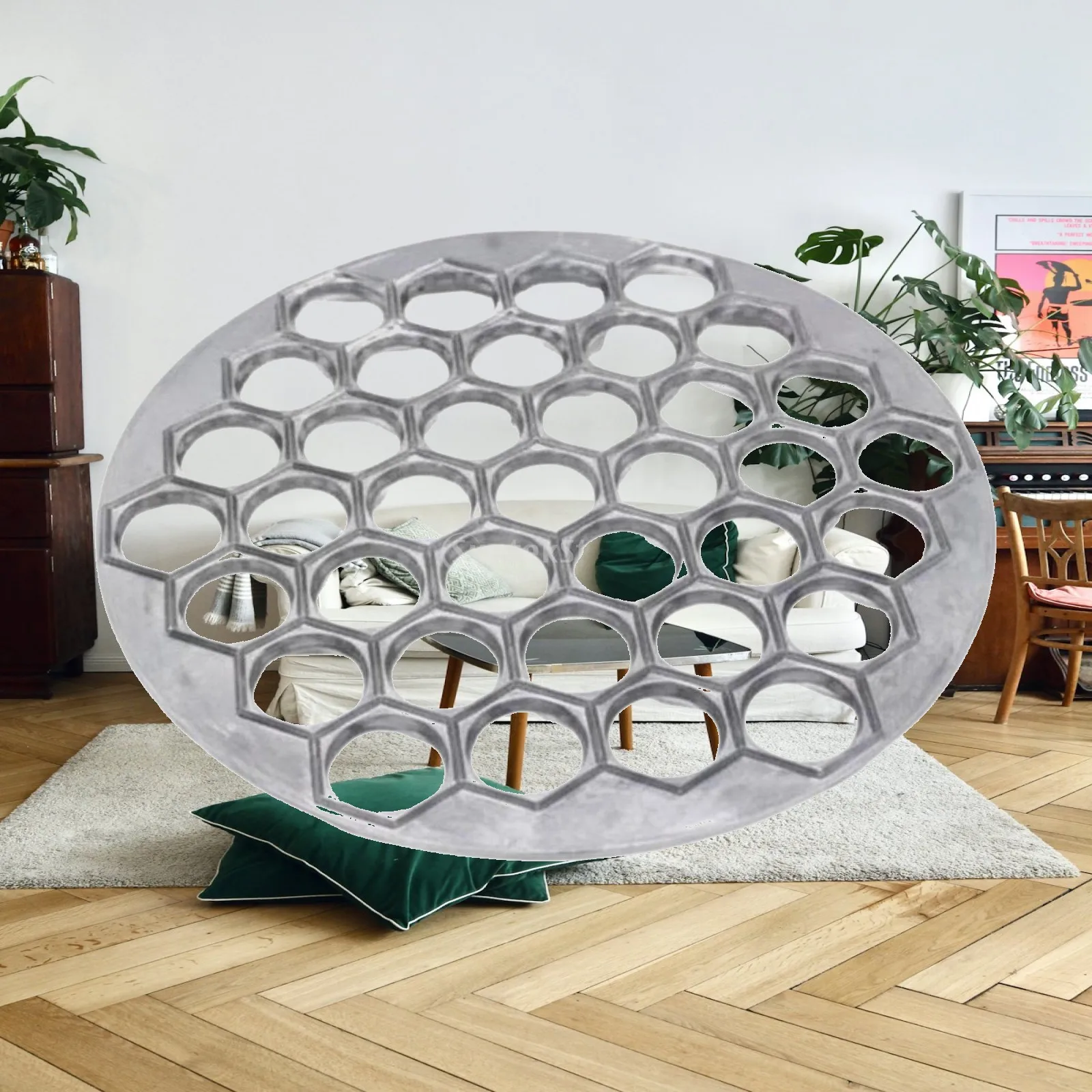 Aluminum Dumpling Press Time-Saving Ravioli Maker Easy to Use 37 Hole Ravioli