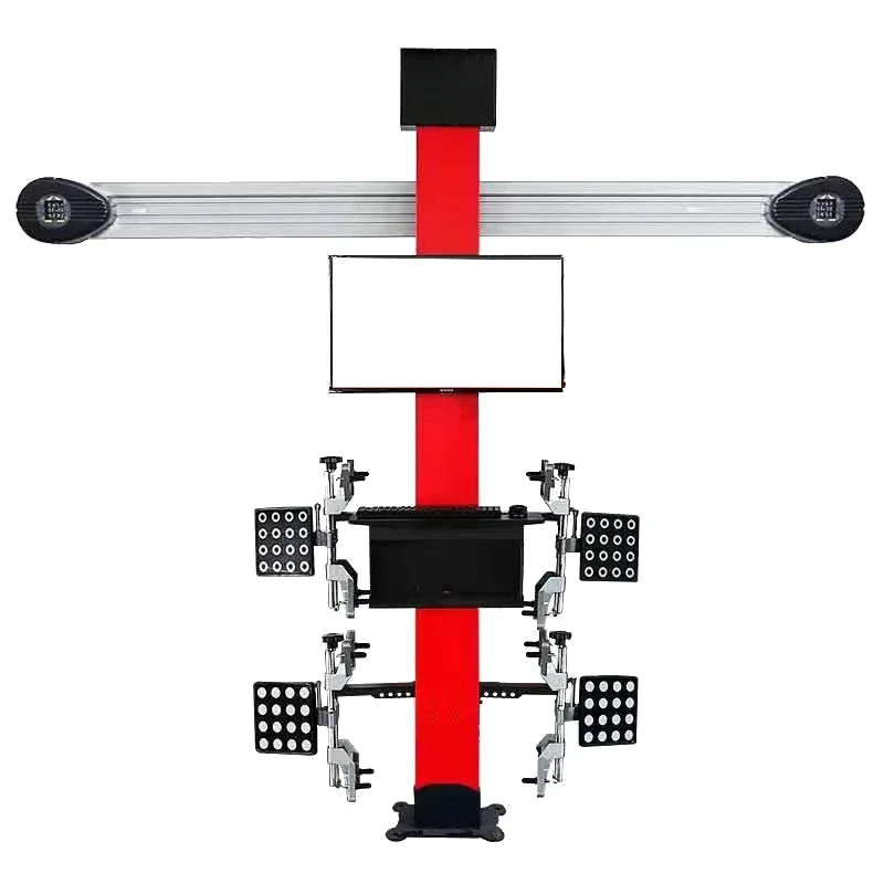 3D Four-wheel Alignment Instrument Repair Equipment 3D Measurement Four-wheel Positioning Tire Target with Shear Four Columns