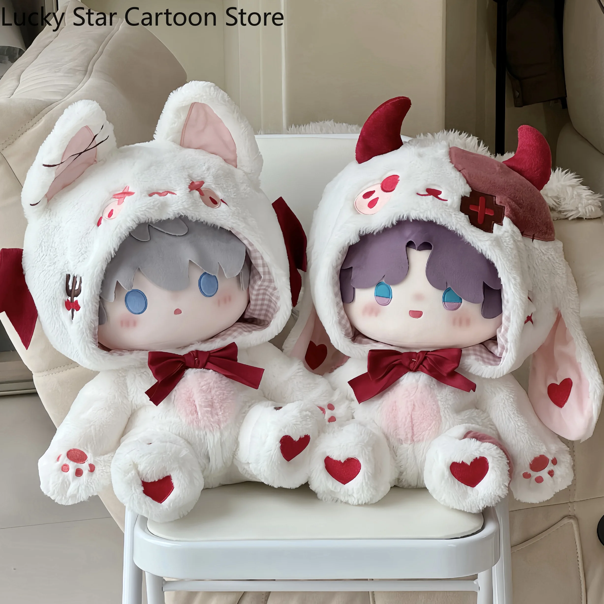 愛と宇宙深部悪魔ウサギ漫画服フィット 35 センチメートル 40 センチメートルボディドレスアップボディスーツ服コスプレかわいいハロウィンギフト