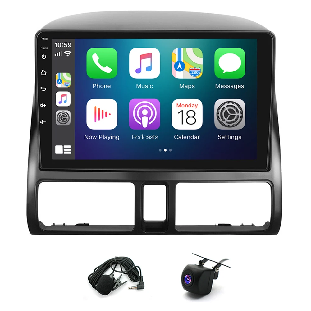 9 inch Car Stereo Radio Android 13 Carplay Android Auto Compatible for Honda CRV 2001-2006