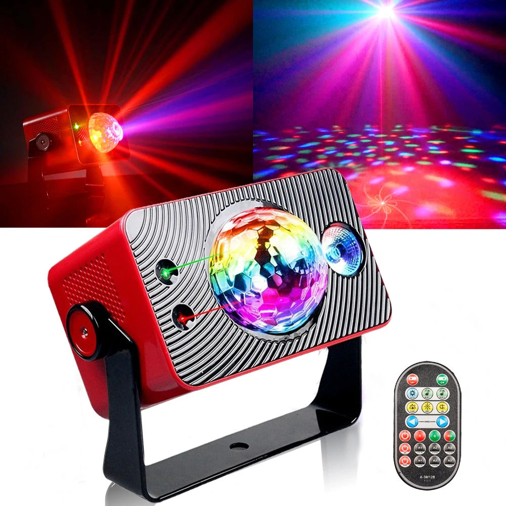 

Rechargeable Outdoor Camping Party Light LED 3IN1 Disco Magic Ball Beam Flashing Lamp For Room Decoration Festival Gift Bar Club