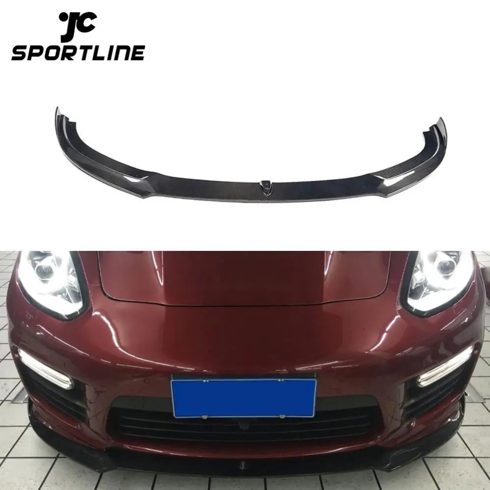 

Carbon Fiber Car Bumper Front Lip For Porsche Panamera 970 Turbo S GTS Hatchback 4-Door 14-16