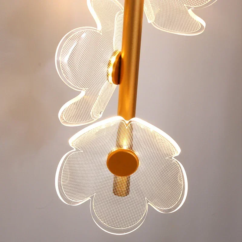 Lustre LED Pendant Light Fixture Nordic Hanging Lamps for Ceiling Bedside Bedroom Home Children's Room Decoration Pendant Lamp image 4