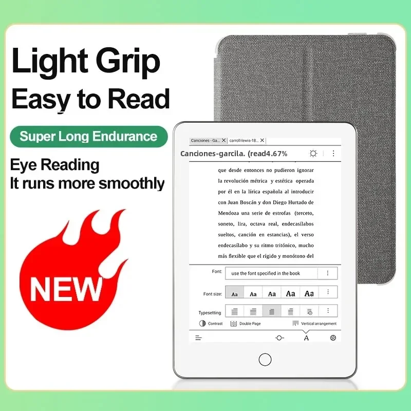 BIGWEI X7Pro 6 ''Eink شاشة قارئ الكتب الإلكترونية كتب Epaper الإلكترونية دفتر الحبر الإلكتروني عرض الكتاب الإلكتروني قارئ الكمبيوتر اللوحي دعم Kindle APP